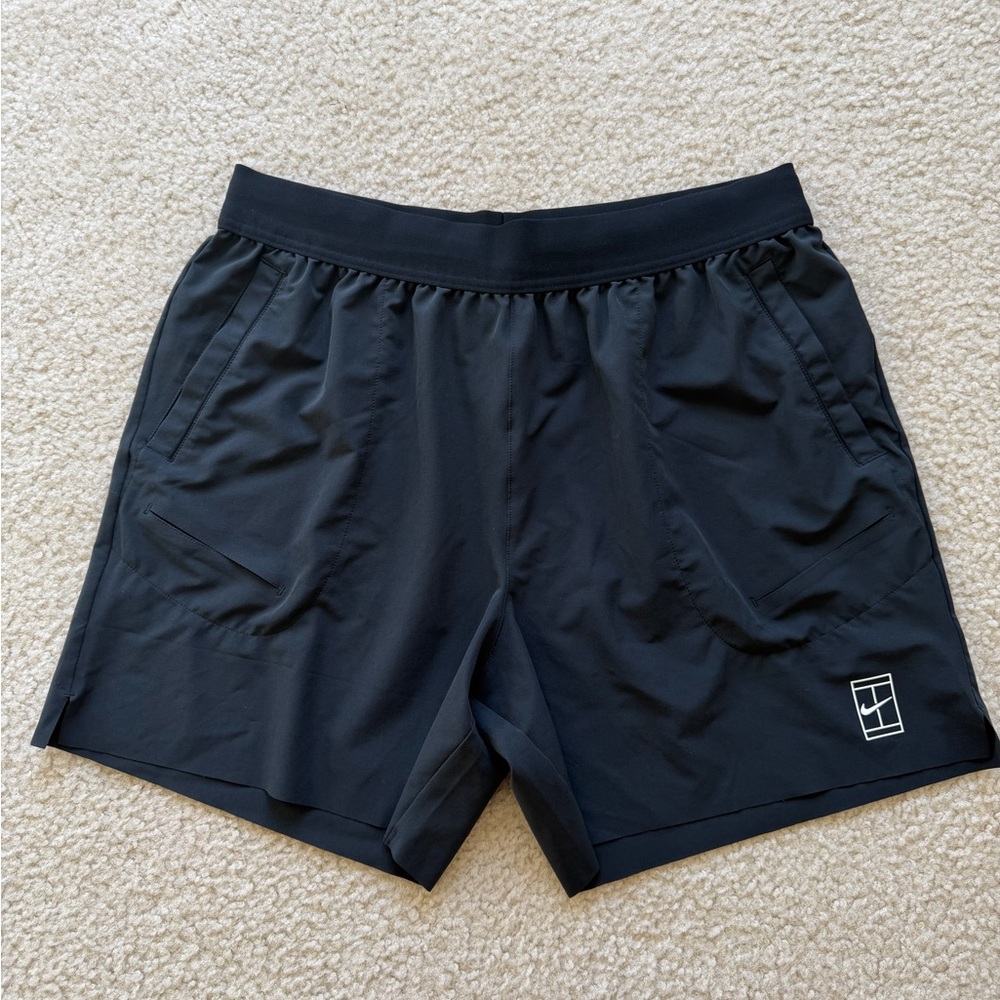 Nike Court Advantage Dri Fit 6” Men's Tennis Shorts Black